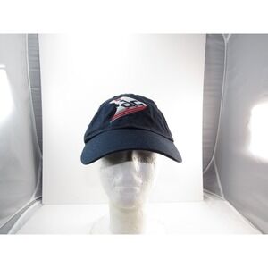 Washington Capitals Hat Capital One Men's Adjustable Navy Blue Logo
